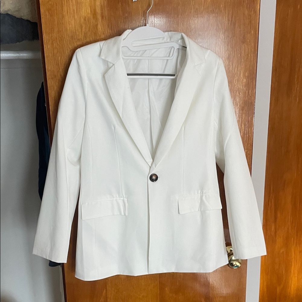 Women's White Blazer